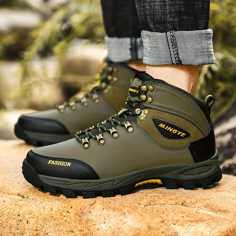 Winterschuhe Herren | Hoher Schnitt Outdoor Stiefel Mit Schnürung