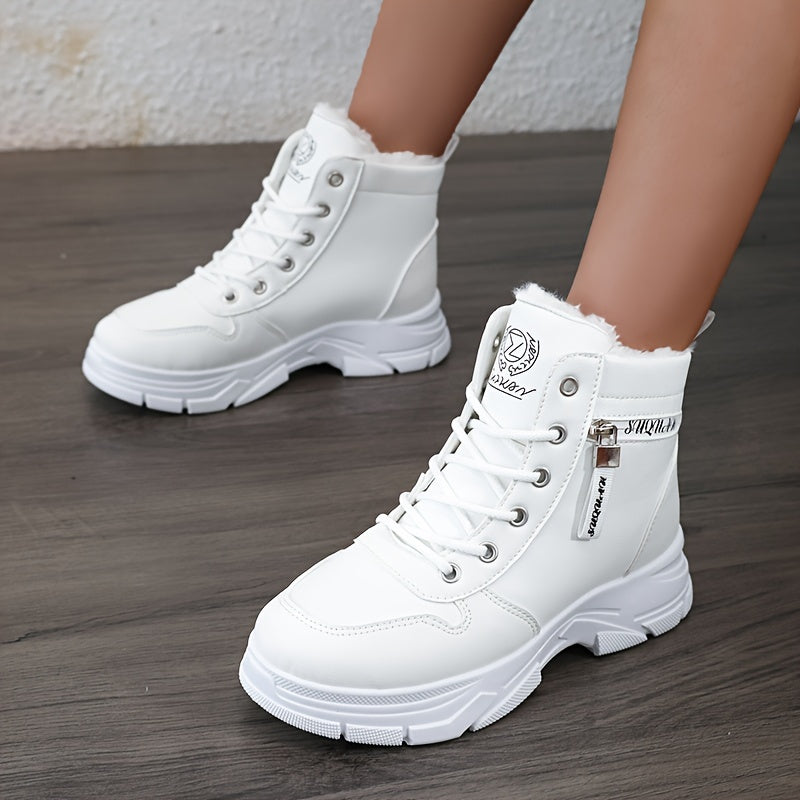 Stylische Casual-Winter-Sneaker für Damen mit Festlichem Touch | Ideal für Winter