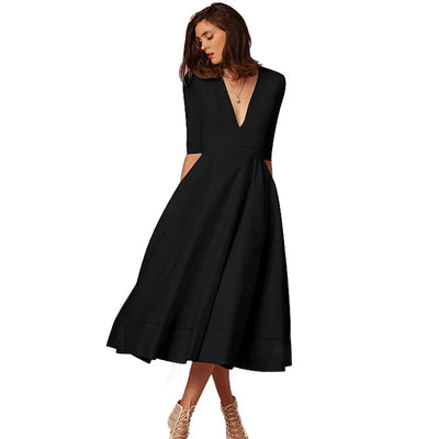 Vintage 60er Jahre A-Linien Swing Kleid