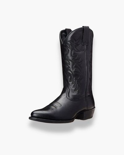Damen Elegante Cowboystiefel | Westernstiefel Schwarz