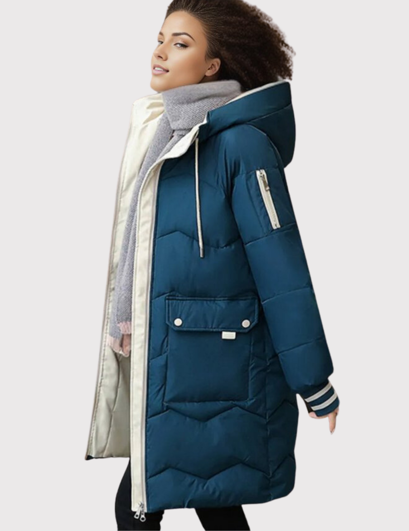 Stilvolle Elegante Winter Mittellange Parkajacke Für Damen | Perfekt für Outdoor-Aktivitäten