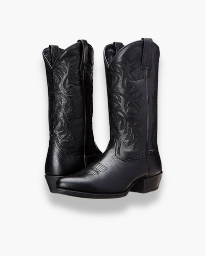 Damen Elegante Cowboystiefel | Westernstiefel Schwarz