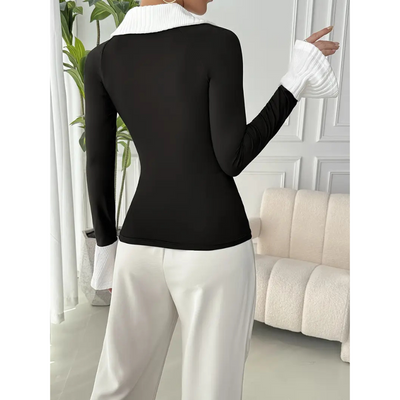Twyla® | Schickes schwarzes Top für Damen