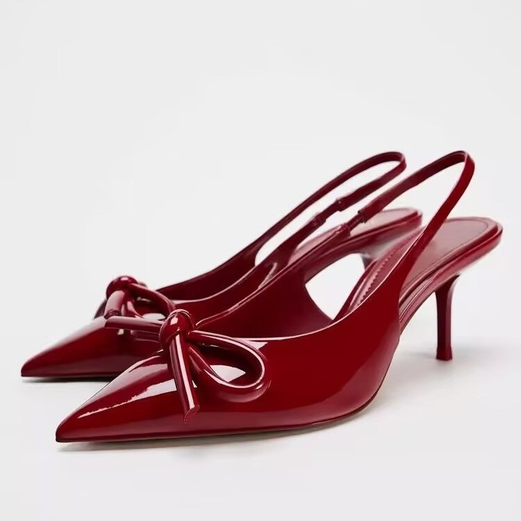 Constance - Flache Damenschuhe mit Schleifendetail