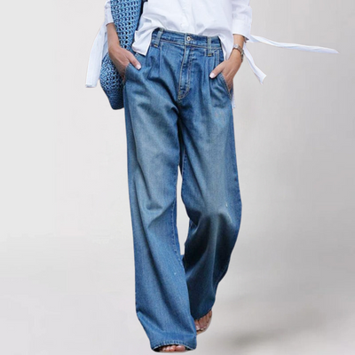 Bequeme weit geschnittene Jeans für Damen
