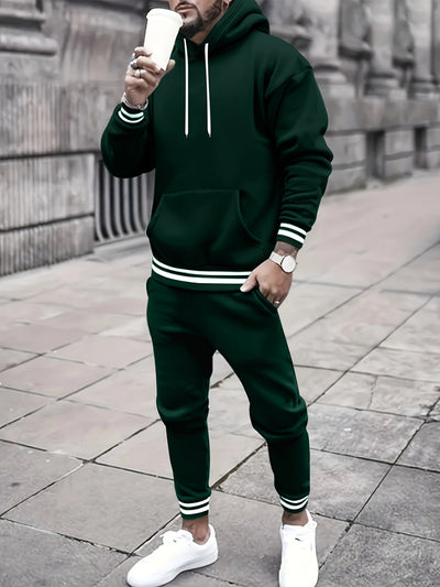 Casual Hoodie Und Hose Trainingsanzug Für Herren | Perfekt Für Freizeit-Tage