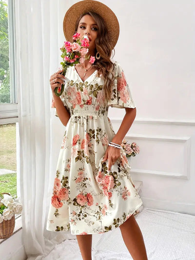Teresa® | Wickelkleid mit Blumendruck für den Sommer