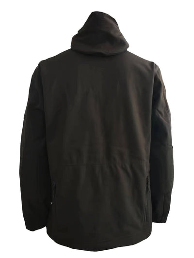 Taktische Kapuzen-Outdoorjacke Mit Sicheren Reißverschlusstaschen Für Herren | Perfekt Für Outdoor-Aktivitäten