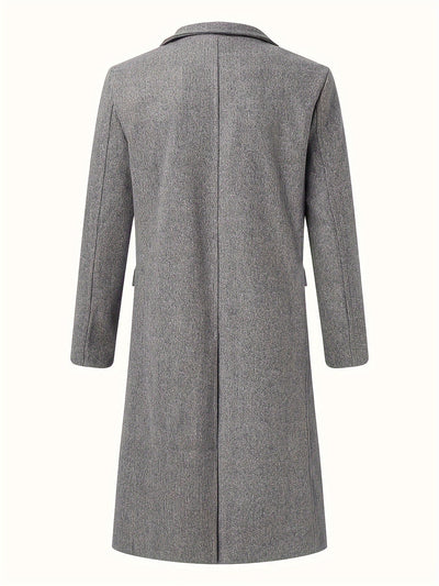 Stilvolle Retro Trench Winterjacke Für Herren | Ideal für Winter