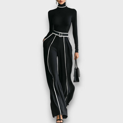 Nalira – Elegantes Zweiteiler-Set mit hohem Kragen