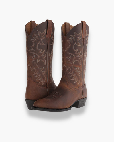 Damen Elegante Cowboystiefel | Westernstiefel Schwarz