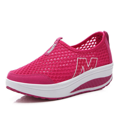 Damen Atmungsaktive Slip-On Geh-Sneaker mit Erhöhter Bequemlichkeit Fudus