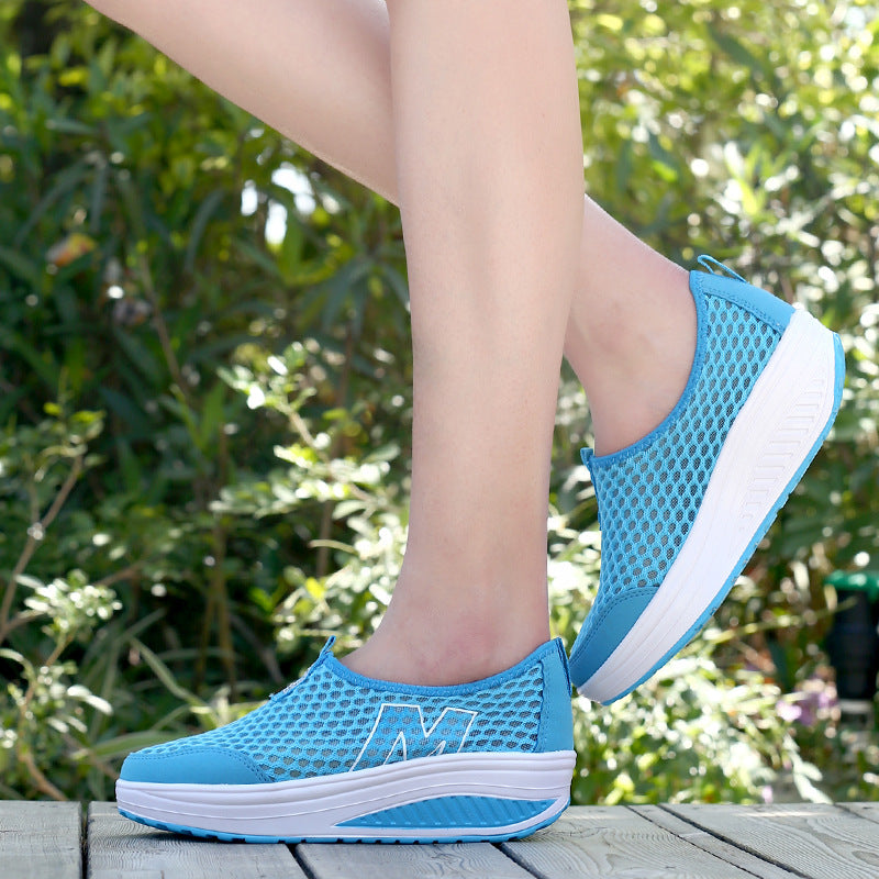 Damen Atmungsaktive Slip-On Geh-Sneaker mit Erhöhter Bequemlichkeit Fudus