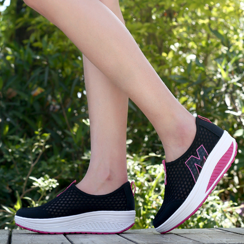 Damen Atmungsaktive Slip-On Geh-Sneaker mit Erhöhter Bequemlichkeit Fudus