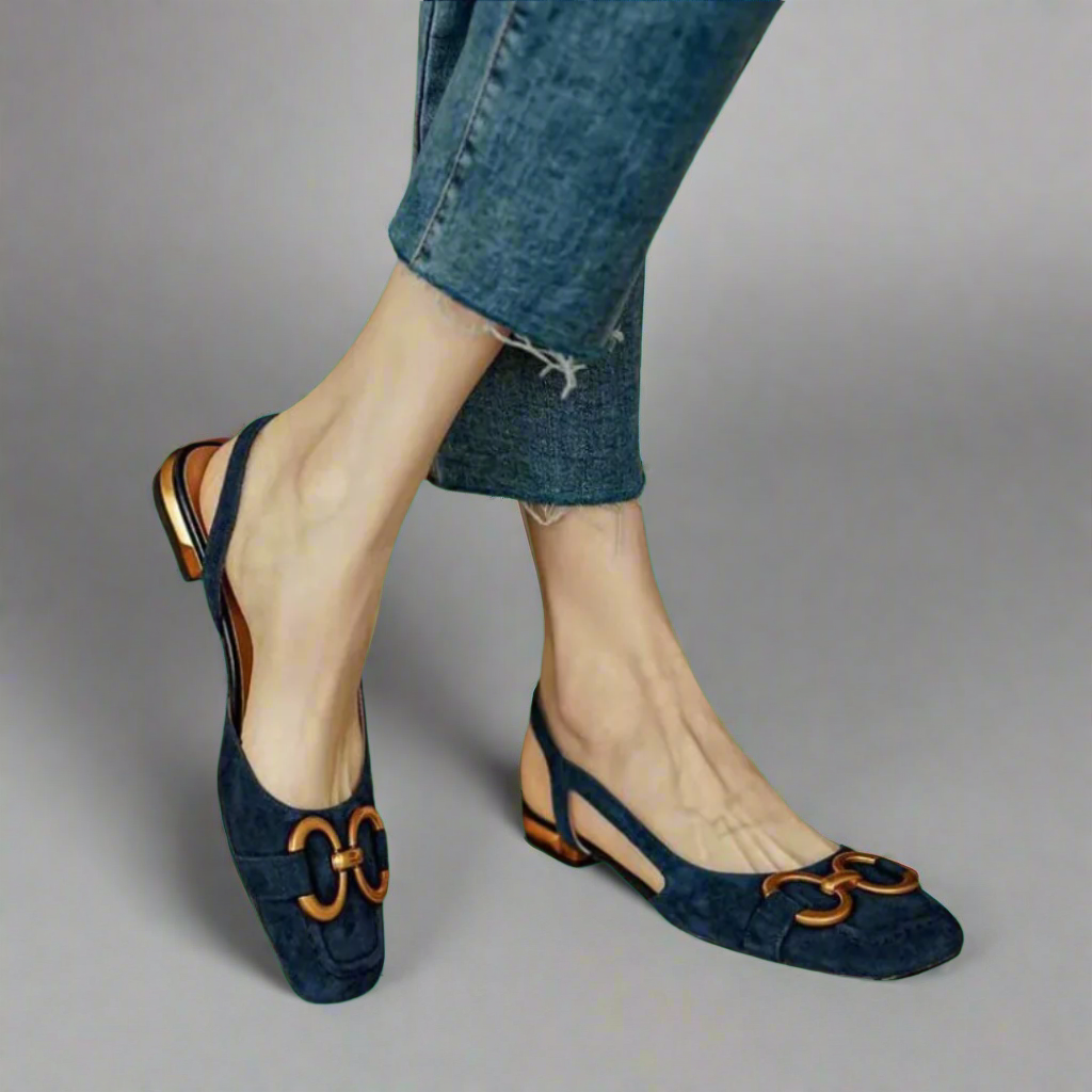 Sterre™ | Elegante orthopädische Sandalen mit Blockabsatz