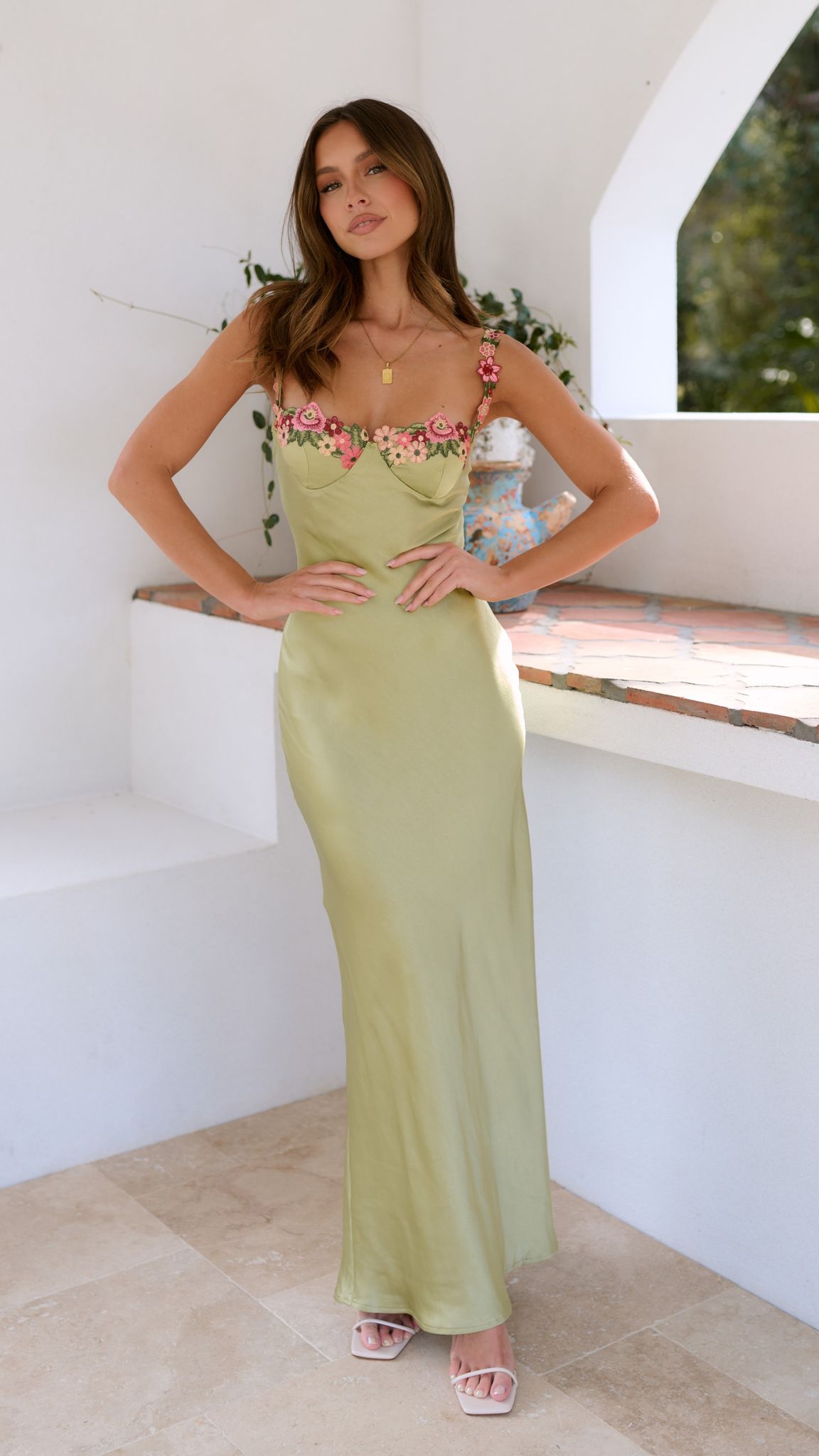 Chelsey - Maxikleid mit Blumenmuster