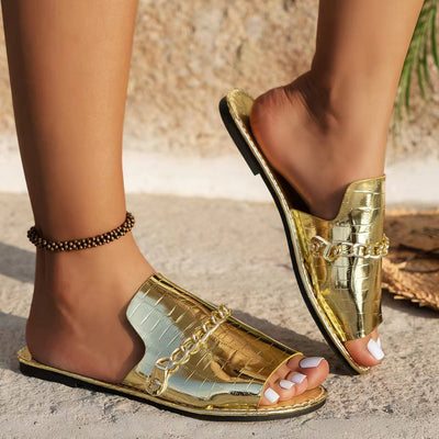 BeachEase™ – Sommerliche Damen Sandalen für stilvollen Strandkomfort