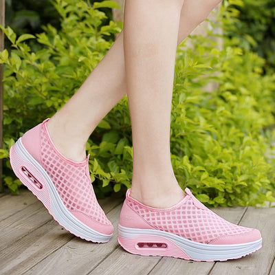 Damen Slip-On Mesh Sneakers mit Air Cushion Technologie Fudus