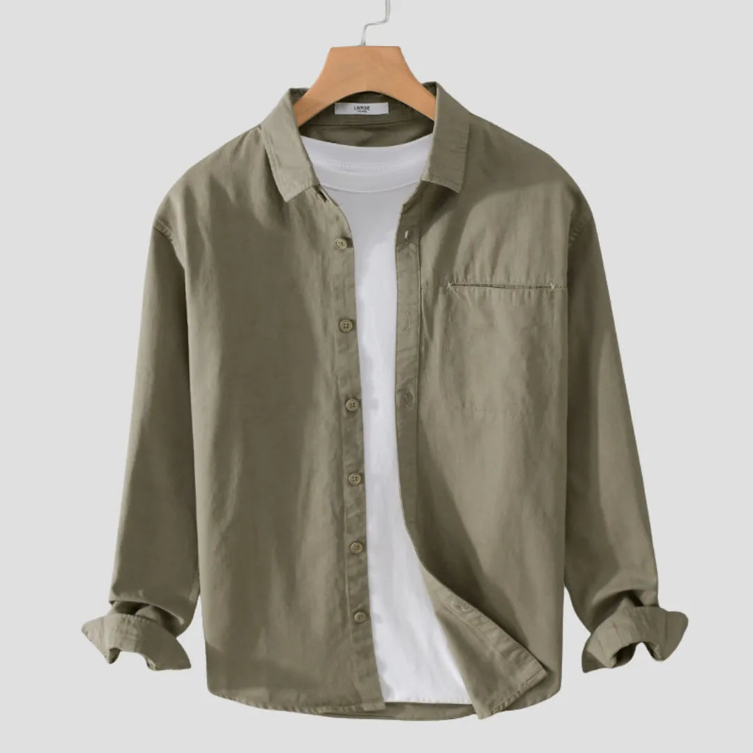 COUTURE™ PATCHWORK LANGARMHEMD