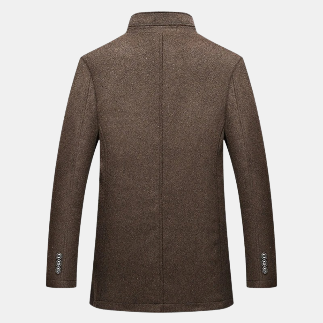 Dicker Trenchcoat aus Wolle für Herren