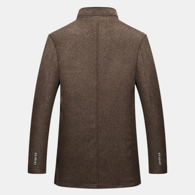 Dicker Trenchcoat aus Wolle für Herren