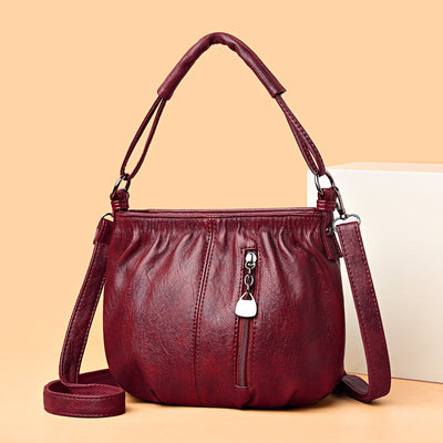 Elegante Echtleder-Handtasche für Damen mit praktischem Stauraum