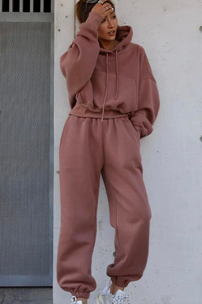 Baumwoll-Trainings- & Jogginganzug im bequemen Vintage-Look für Damen | Ideal für den Alltag
