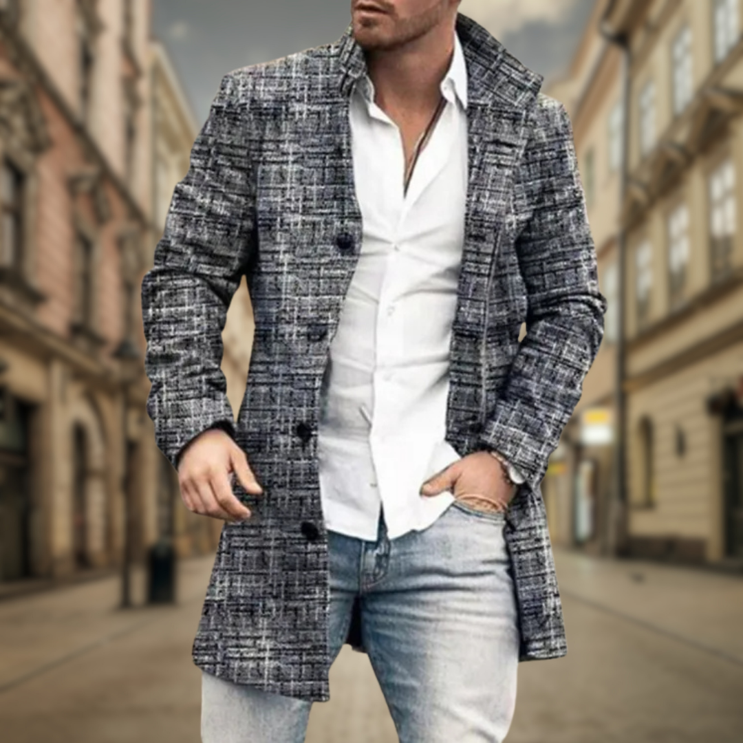 Urban Edge Maßgeschneiderter Mantel für Männer