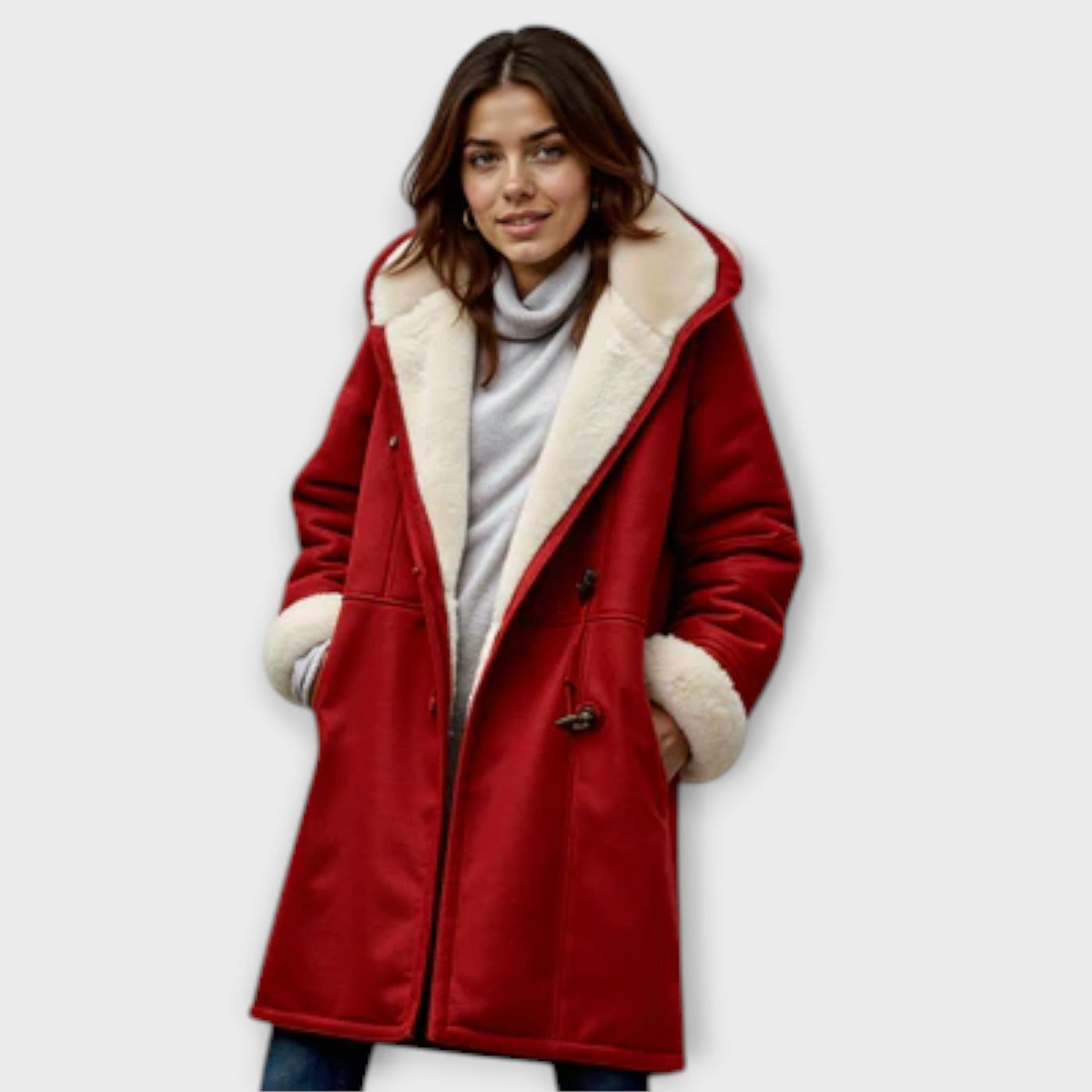 Antyra – Mantel mit Fellfutter