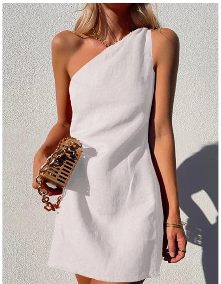 Calista - Schickes Neckholder Mini Kleid