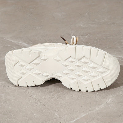 Stylische Mesh-Chunky Sneakers für modebewusste Damen | Perfekt für Casual Tage