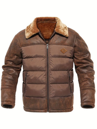 Warme Fleece Winter Jacke Für Herren | Ideal für Winter