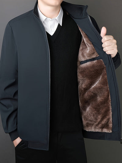 Casual Reißverschluss Vorderseite Winter Jacke Für Herren | Perfekt für Outdoor-Aktivitäten