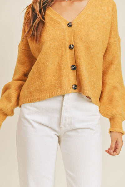 Strick-Cardigan | Oversized-Ärmel | Lässige Eleganz