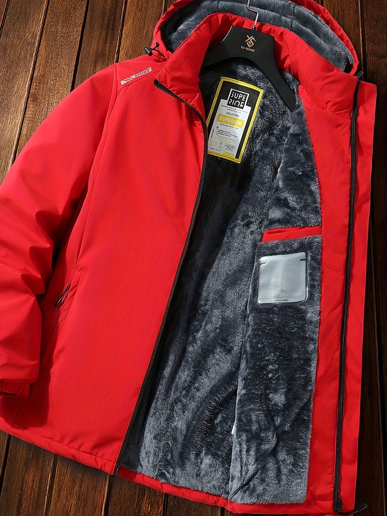 Warme Fleece Voering Puffer Winter Jacke Für Herren | Perfekt für Winter & Outdoor-Aktivitäten