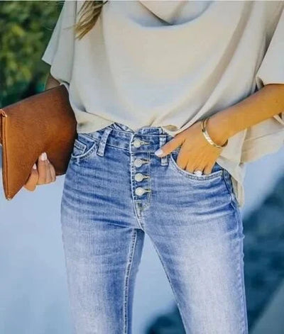 Stylische High Waist Jeans für den Herbst/Winter mit perfektem Sitz