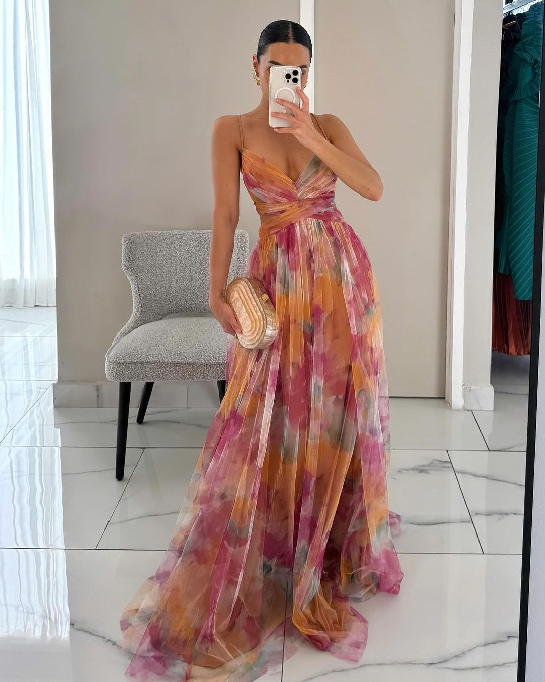Lumeline™ – Elegantes Damen Hochzeitsgastkleid mit Verstellbarer Schnürung
