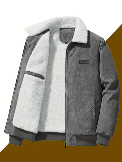 Warme Dikke Revers Kragen Winter Jacke Für Herren | Perfekt für Outdoor-Aktivitäten