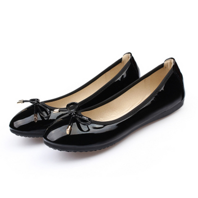 Calliope - Flache Damenschuhe mit Schleifenverzierung