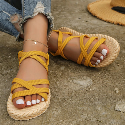 Charina - Trendige Damen Sandalen Bequem Sommer