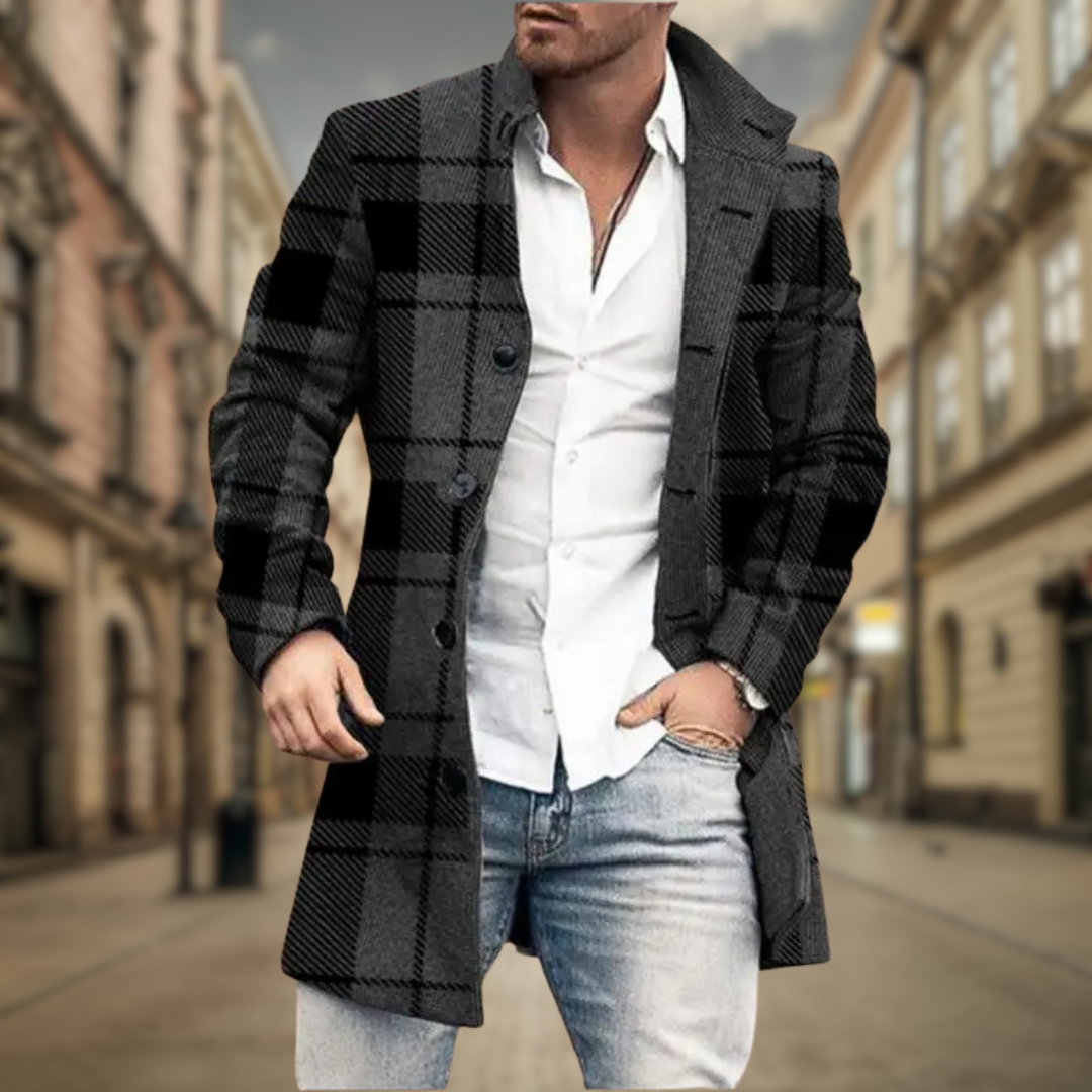 Urban Edge Maßgeschneiderter Mantel für Männer