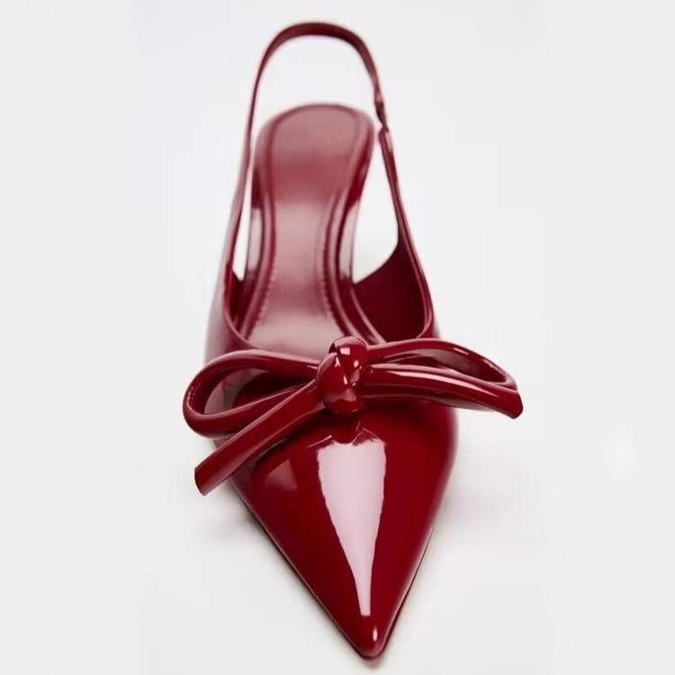 Constance - Flache Damenschuhe mit Schleifendetail