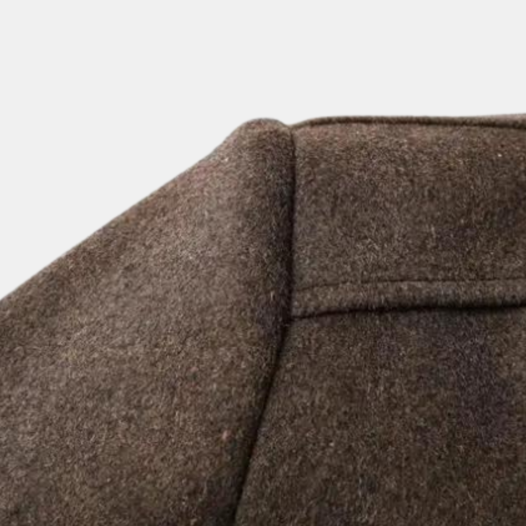 Dicker Trenchcoat aus Wolle für Herren
