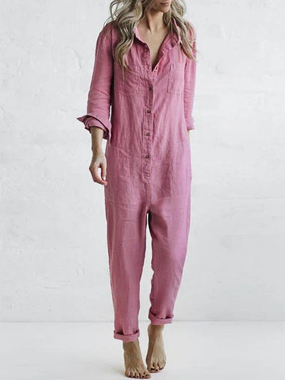 Langärmeliger Jumpsuit für Frauen