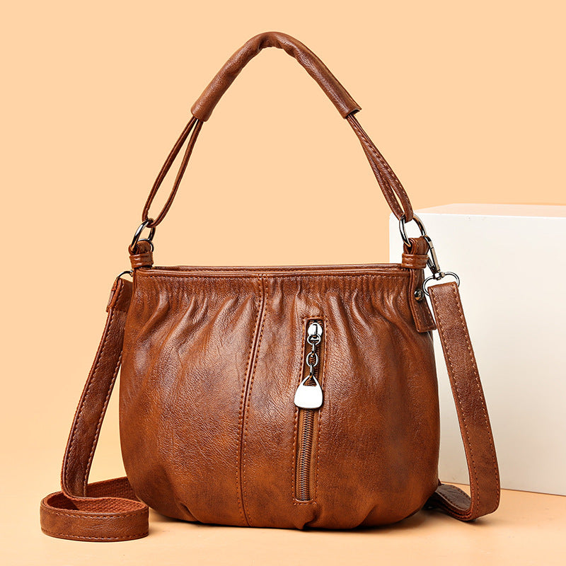 Elegante Echtleder-Handtasche für Damen mit praktischem Stauraum