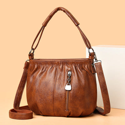 Elegante Echtleder-Handtasche für Damen mit praktischem Stauraum
