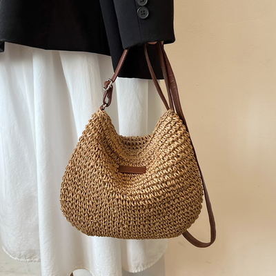Strandtasche aus Bast | Lässige Eleganz | Praktisches Design