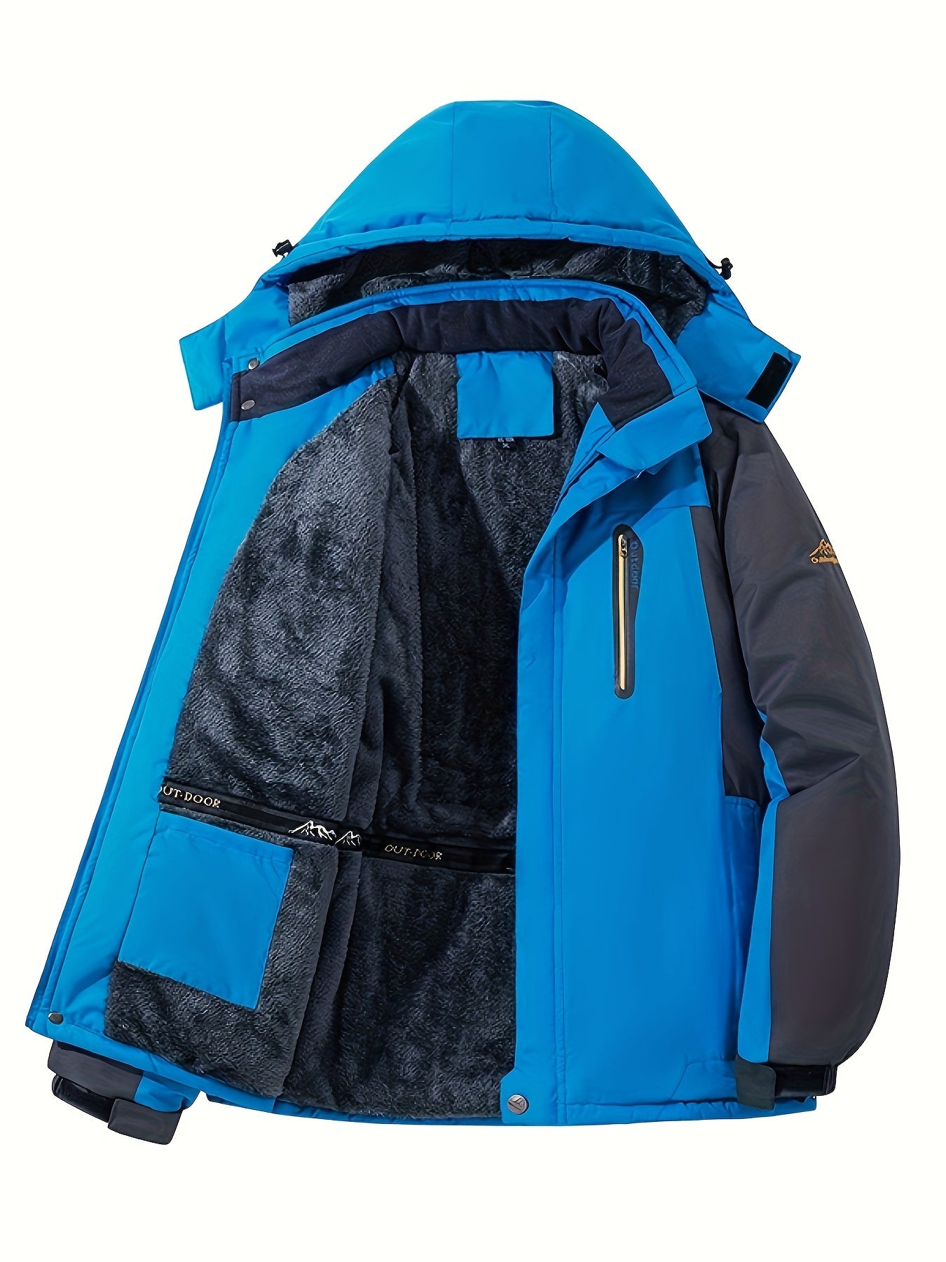 Warme Fleece Winter Jacke Für Herren | Perfekt für Outdoor-Aktivitäten