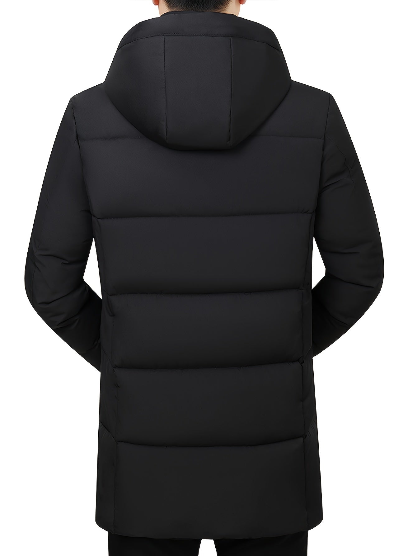 Warme Verdickte Kapuzen Winterjacke Für Herren | Perfekt Für Outdoor-Aktivitäten