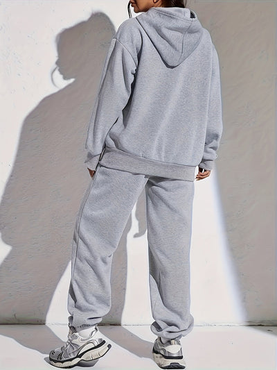 Stilvoller Trendiger Kapuzenpullover & Jogginghose Für Damen | Ideal für Herbst/Winter